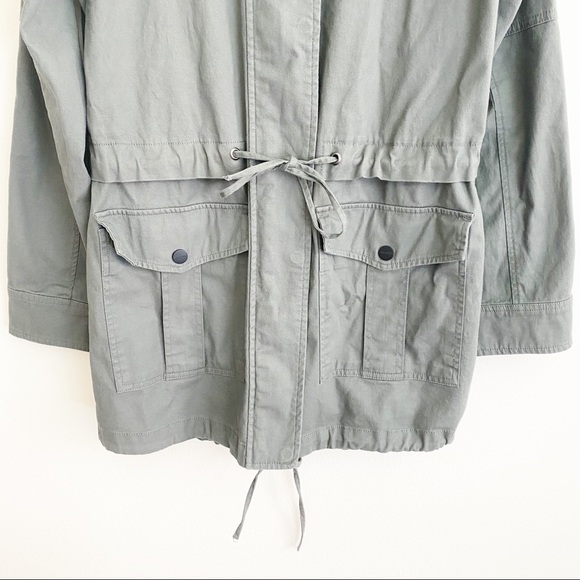 Anthropologie Sanctuary Anorak Military Style Long Field Jacket Olive Green S - Picture 7 of 13